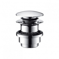 Hansgrohe Push-open Донный клапан для раковины, цвет: хром