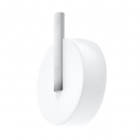 Decor Walther Stone WHG Крючок подвесной, цвет: белый / сталь матовая