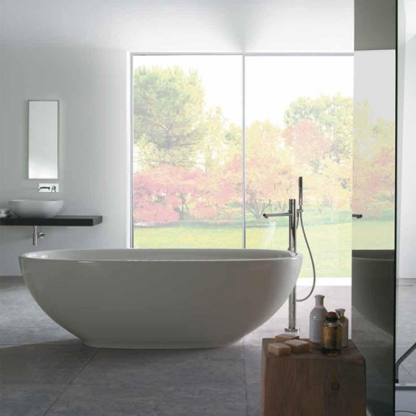 Globo Bowl Ванна отдельностоящая 185x85x58 см белая