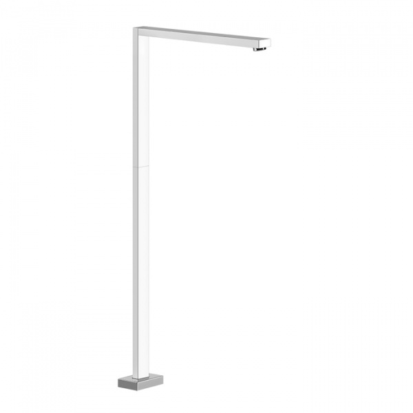 Gessi Rettangolo Напольный излив для ванны h1021мм, внешняя часть, цвет: хром