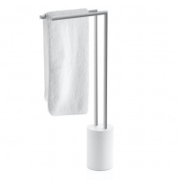 Decor Walther Stone HT2 Полотенцедержатель  41xh81см, напольный, цвет: белый / матовая сталь
