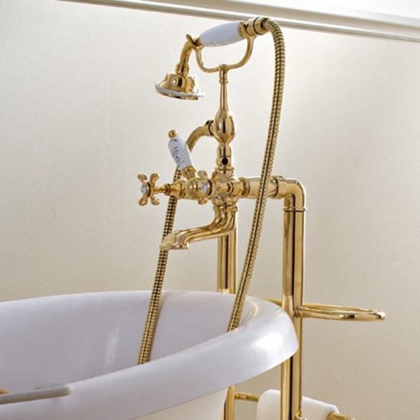 Sbordoni Margherita Смеситель для ванны на 2 отверстия, цвет: глянцевая латунь