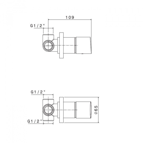 AZZURRA LINEA Смеситель встроенный с внутренней частью, хром