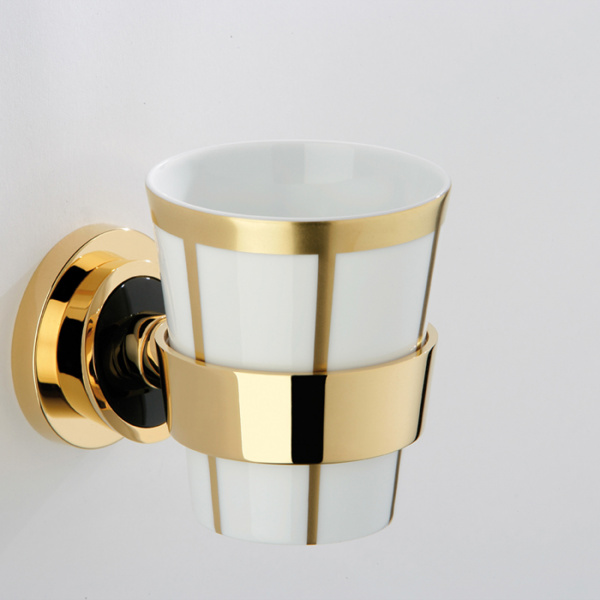 THG Bagatelle pierre noire Стакан, подвесной, цвет: золото