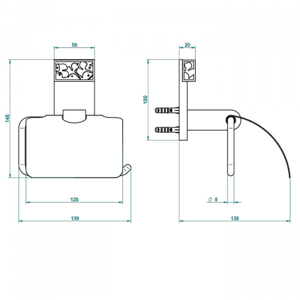 THG Masque de Femme métal gravé Держатель для туалетной бумаги с крышкой, подвесной, цвет: золото