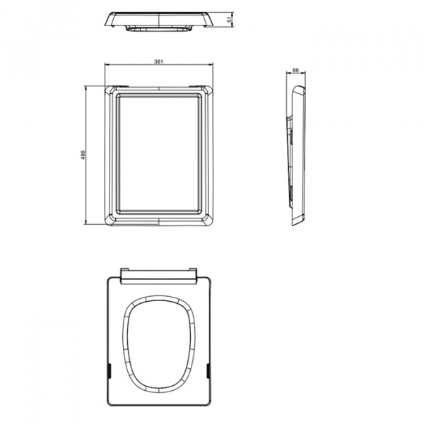 Gessi Eleganza Сиденье для унитаза из термоотверждающихся смол, (без петель!). цвет: белый