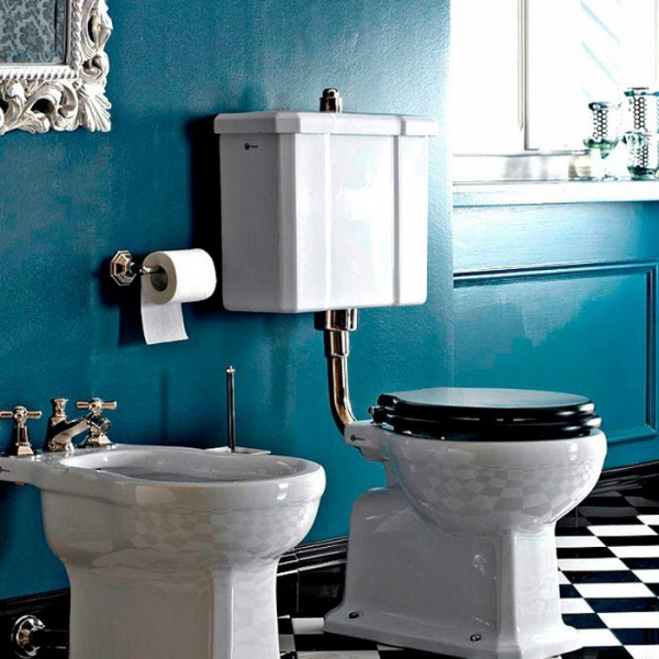 Sbordoni Romana Унитаз приставной 34х53хh40см слив в стену, для высокого/среднего бачка, цвет: белый