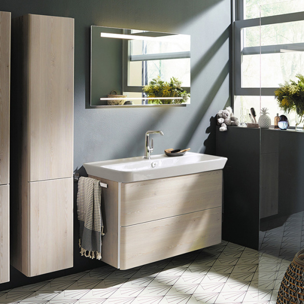 Burgbad Iveo Комплект мебели с раковиной 100см, цвет: дуб меринос