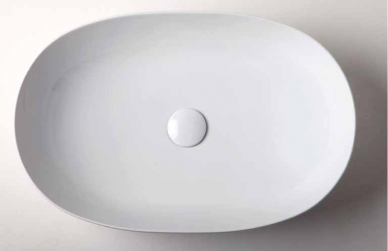 AZZURRA ELEGANCE Раковина 60х40 см, без отв., накладная, цвет: белый