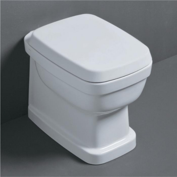 SIMAS Evolution Унитаз приставной 54х37см, слив универсальный, цвет: белый, сиденье на выбор