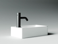 Умывальник подвесной прямоугольный (отверстие под смеситель L) Element 375*215*100мм Ceramica Nova белый CN5008