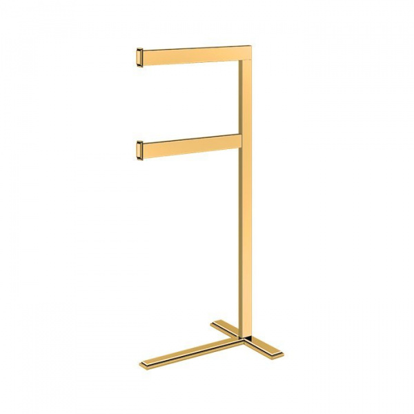 Gessi Eleganza Полотенцедержатель двойной напольный, 78.8см.,цвет: золото