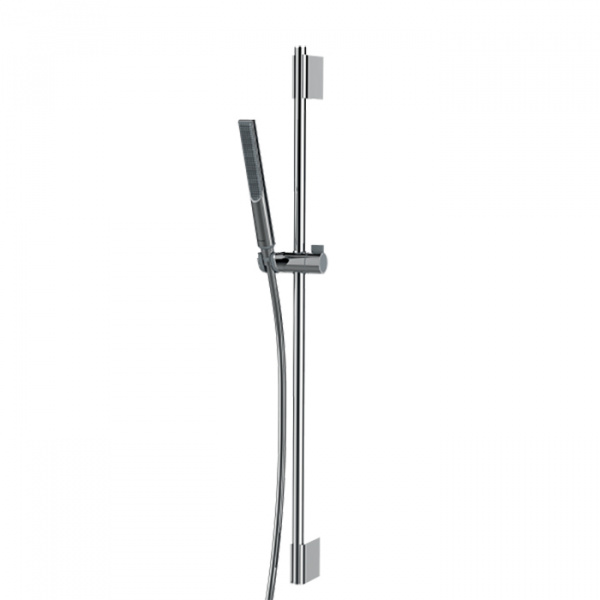 Bossini Apice Комплект для душа с штангой, ручным душем Slim и шлангом 1500 мм., цвет: хром