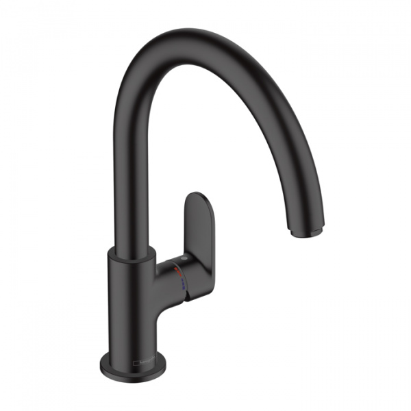 Hansgrohe Vernis Blend M35 Смеситель для раковины, однорычажный, излив 260 мм, цвет: матовый черный