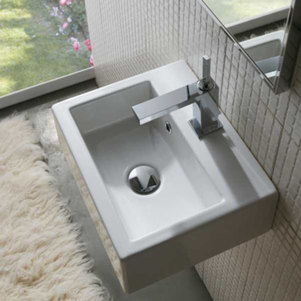 Globo Classic Раковина 40х32х14 см, без отв., цвет: белый