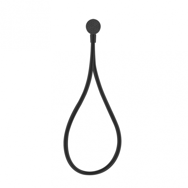 Gessi Hi-Fi Душевой магнитные комплект, состоящий из вывода воды, держателя, шланга 1,50 м и лейки, цвет: Black XL