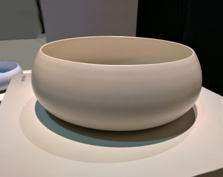 Bette Craft Раковина-чаша 45х45х12 cм, без отв., на столешницу, круглая, без перелива, цвет: флинт 414