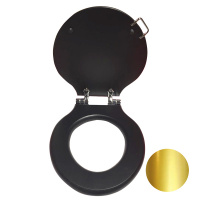 Devon&Devon Etoile/New Etoile Сиденье для унитаза, микролифт, цвет: темный/светлое золото