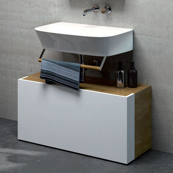 AZZURRA PRUA Раковина 65х45 см, без отв., цвет: белый