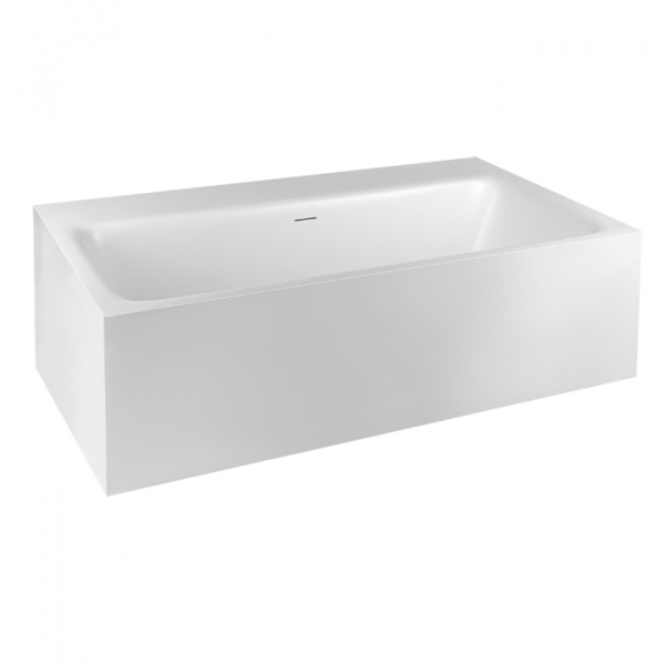 Gessi Rettangolo Ванна отдельностоящая 180х100x55см, цвет: матовый белый