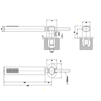 Gessi Ovale Душевой комплект: вывод воды на 1/2”, держатель и ручной душ, цвет: хром