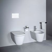 Laufen Kartell Биде подвесное 54.5х37х29см с 1 отв. под смеситель, без боковых отв, цвет: белый матовый