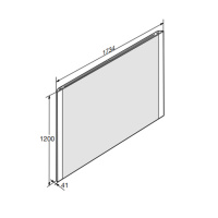 Armani Roca Island Зеркало 173.4x120см с верхней, нижней и боковой подсветкой, Maxiclean