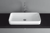 Bette  Art Раковина 80х40х11 cм, без отв., на столешницу, эмалированная, цвет: белый