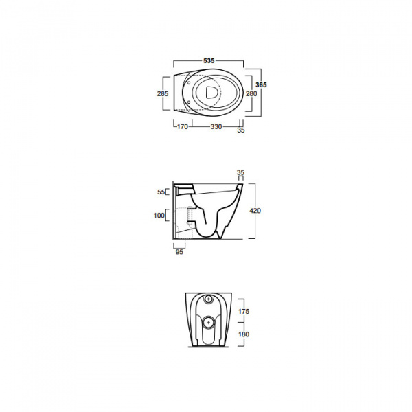 Simas Bohemien унитаз напольный 36,5х53,5см, с белым сиденьем микролифт, фурнитура хром