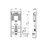 TECEbase модуль (4в1) в комплекте с панелью смыва Loop, цвет: белый