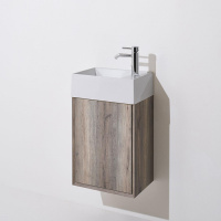 SIMAS AGILE Тумба подвесная 40x27xh51 см, для раковины AG40., 1 дверца, цвет: BARRIQUE