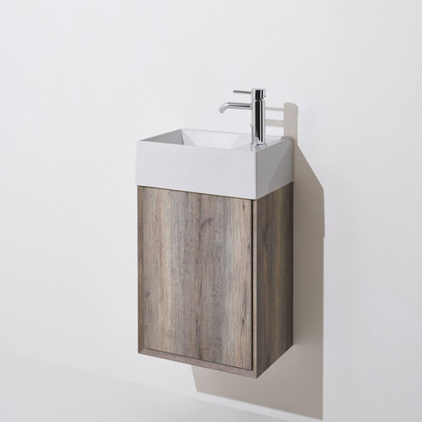 SIMAS AGILE Тумба подвесная 40x27xh51 см, для раковины AG40., 1 дверца, цвет: BARRIQUE