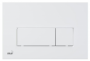 Кнопка управления для скрытых систем инсталляции, арт.M576, белый/матовый