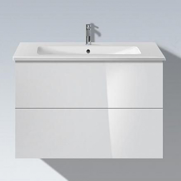 DURAVIT L-Cube  Комплект мебели 80см Тумба подвесная с  раковиной, для раковины 233683, 82х48.1см, цвет: белый