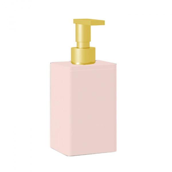 Bertocci Fly Дозатор из композита, настольный, цвет: бежевый/золото матовое