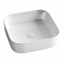 Умывальник чаша накладная квадратная Element 385*385*135мм Ceramica Nova белый CN6012