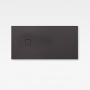 Armani Roca Baia Душевой поддон 160х80х3.1см с боковым сливом, с anti-slip, мат-л: Stonex, цвет: dark metallic