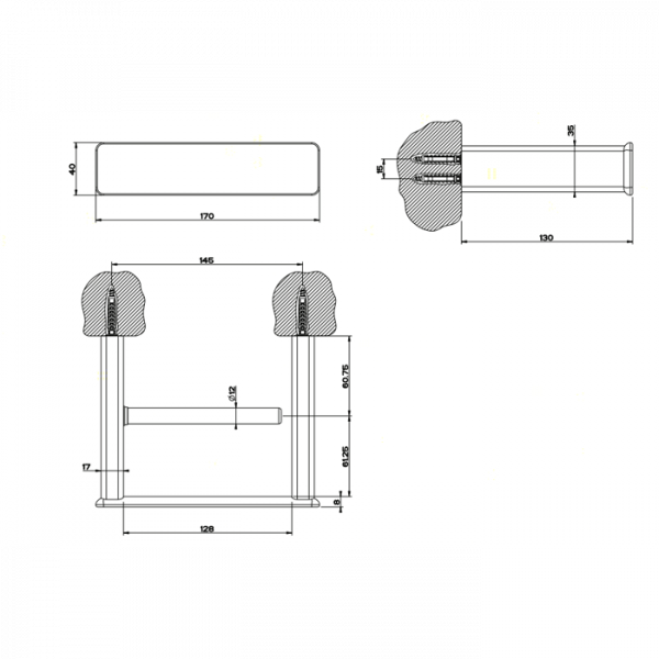 Gessi iSpa Держатель для туалетной бумаги, подвесной, цвет: хром