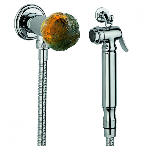 THG Flore Гигиенический душ, цвет: хром/хрусталь