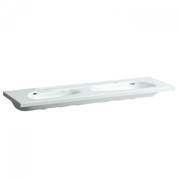 Laufen Palomba Раковина 160x50х4 см, без отв., двойная, цвет: белый