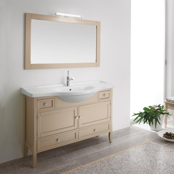 EBAN Arianna Комплект мебели, с раковиной 120см, цвет: pergamon (с незначительными дефектами)