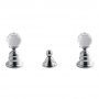 Carlo Frattini Elizabeth Chic Cмеситель на биде на 3 отверстия, ручки Swarovski, цвет: хром