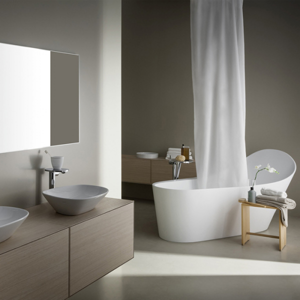 Laufen Palomba Ванна 180x89x54см, свободностоящая, из материала Sentec