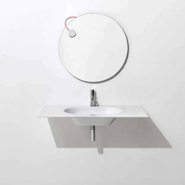 SIMAS WAVE Раковина на столешницу 100x50xh14,5 см, с 1 отв под смеситель,цвет белый