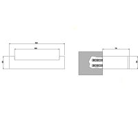 Gessi Rettangolo Держатель для туалетной бумаги вертикальный/горизонтальный, подвесной, цвет: хром