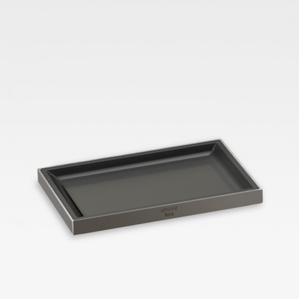 Armani Roca Island Мыльница настольная 150х100х16мм, цвет: nero