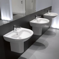 Laufen Pro Раковина 55х44х16 см, подвесная., с 1 отв., по центу, c переливом, цвет: белый