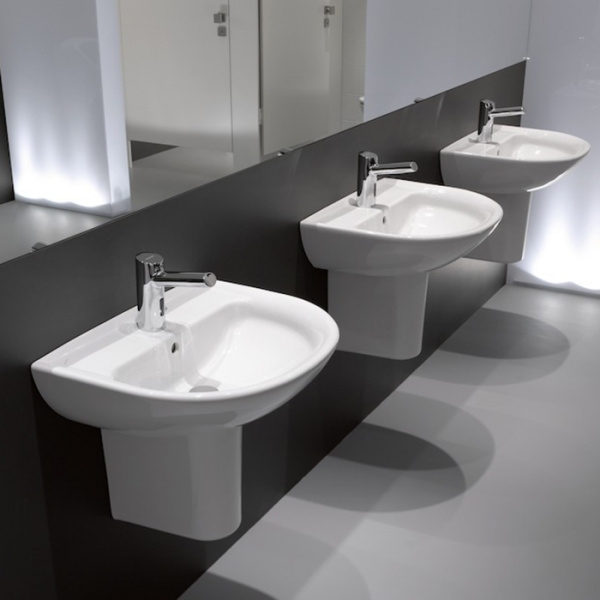 Laufen Pro Раковина 60х48х16,5 см, подвесная, с 1 отв., по центу, c переливом, цвет: белый