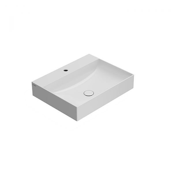 Globo T-Edge Раковина подвесная/накладная 60х47хh14см, с 1 отв, цвет: белый