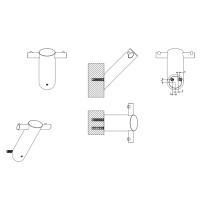 Gessi Ovale Крючок настенный, цвет: Black XL